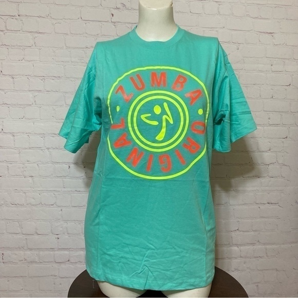 ZUMBA T-Shirt “ZUMBA ORIGINAL” 100% cotton Large NWOT - Picture 1 of 7